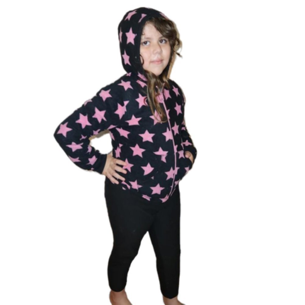 Gloss Zip Up Stars Sweater || Girls sz XL 12-13